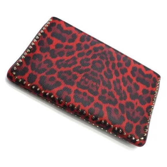 Preloved- Christian Louboutin Loubiposh Red Crossbody Clutch Shoulder Bag - Picture 2 of 8